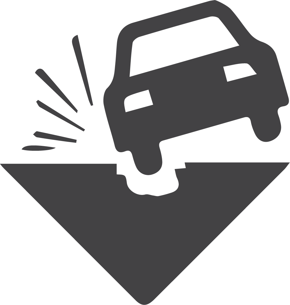 Baches o pavimento en mal estado